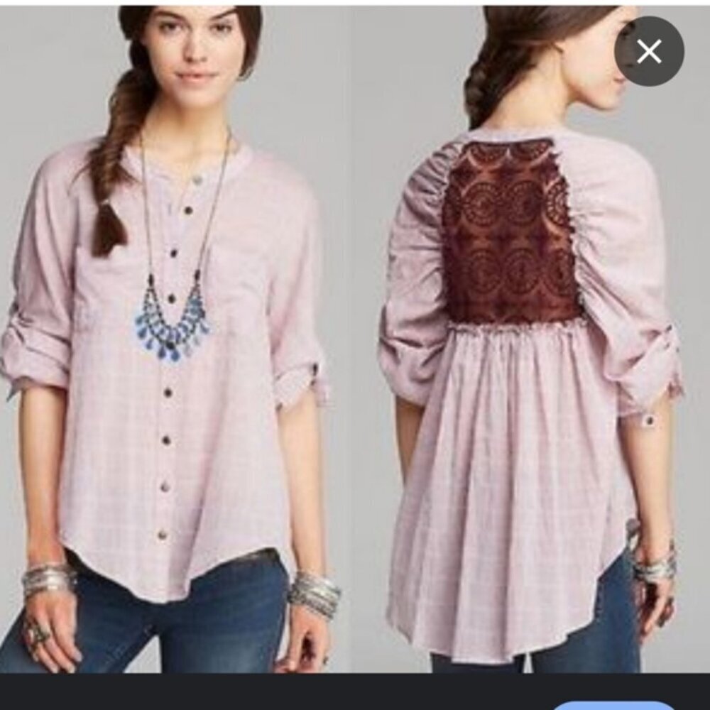 Free People Put your back into it Tunic